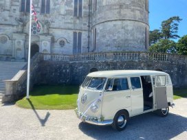 1965 Split Screen Micro Bus, available to hire from Superwed Cars