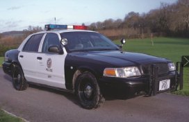 LAPD Police Car, available to hire from Superwed Cars