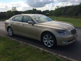 Lexus LS 600hL, available to hire from Superwed Cars